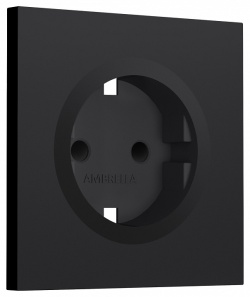 Накладка для розетки с заземлением и со шторками Ambrella Volt SIGMA SP9870 в интернет-магазине "Галерея света"