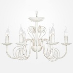 Подвесная люстра Eurosvet Tomas 60018/6 белый с золотом в интернет-магазине "Галерея света"