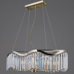 Подвесная люстра ILLUMICO IL3475 IL3475-10PSQ-25AB ELITE в интернет-магазине "Галерея света"