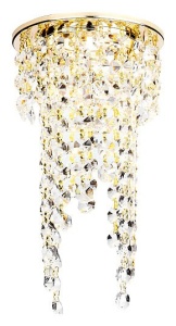 Встраиваемый светильник Ambrella Light Crystal K2071 K2071 G/CL в интернет-магазине "Галерея света"