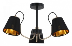 Люстра на штанге ILLUMICO  IL6120-3COU-79 BK GD в интернет-магазине "Галерея света"