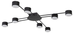 Потолочная люстра Arte Lamp TRACY A1527PL-8BK в интернет-магазине "Галерея света"