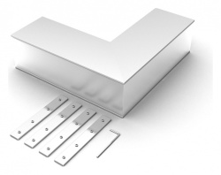 Соединитель угловой L-образный накладной Arlight S-LUX 030140 в интернет-магазине "Галерея света"