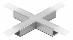 Соединитель угловой X-образный накладной Arlight KLUS 026244 в интернет-магазине "Галерея света"