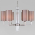 Подвесная люстра Eurosvet Soffio 60134/6 никель в интернет-магазине "Галерея света"