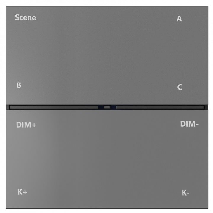 Панель-регулятора ЦТ роторная накладная Denkirs AIR CONTROL BT DK7201-DG в интернет-магазине "Галерея света"