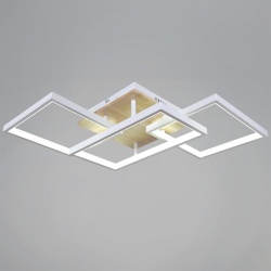 Потолочная люстра 49560-0.3-03 WH+WOOD в интернет-магазине "Галерея света"