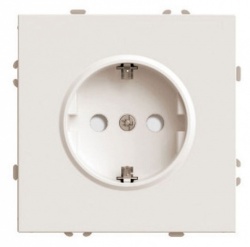 Розетка с заземлением и со шторкой, без рамки Stekker Эмили 49906 в интернет-магазине "Галерея света"