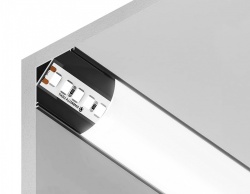 Профиль накладной угловой внутренний Ambrella Light GP GP2100BK в интернет-магазине "Галерея света"