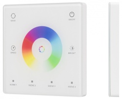 Панель-регулятора цвета RGBW сенсорный накладной Arlight INTELLIGENT 059244 в интернет-магазине "Галерея света"
