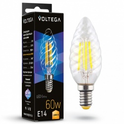 Лампа светодиодная Voltega Candle corn 6W E14 6Вт 3000K 7211 в интернет-магазине "Галерея света"