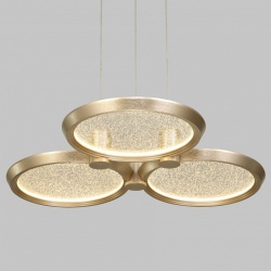 Подвесная люстра Eurosvet Crespella 90034/3 золото в интернет-магазине "Галерея света"