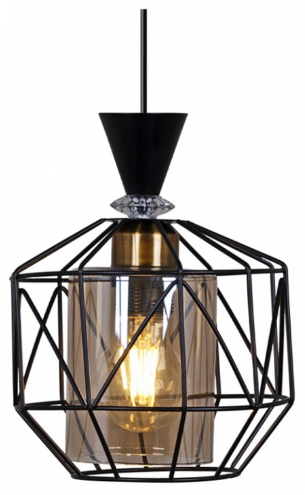 Подвесной светильник 01001-0.9-01 BK в интернет-магазине "Галерея света"