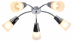 Потолочная люстра Escada Aquilegia 1100/5P Chrome в интернет-магазине "Галерея света"
