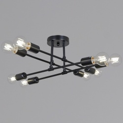 Светильник на штанге  90800-0.3-08 BK в интернет-магазине "Галерея света"