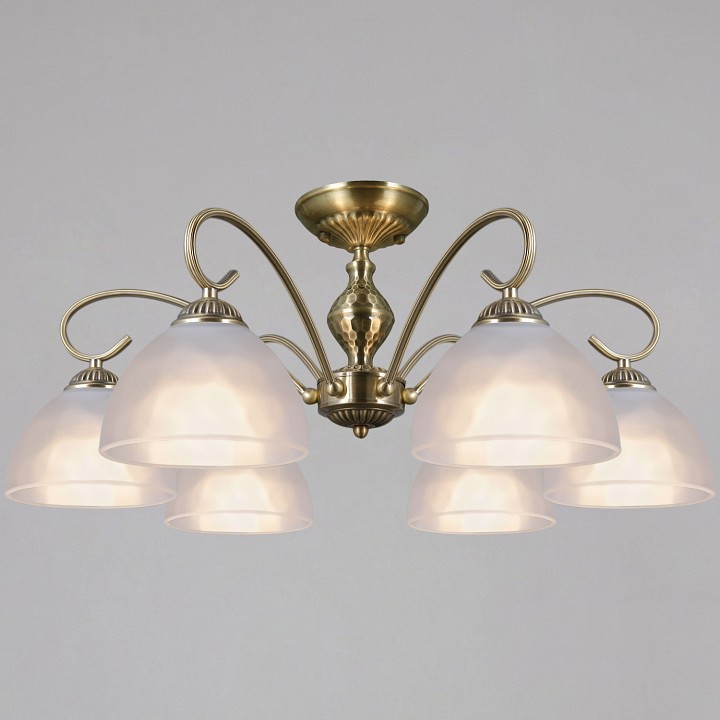 Люстра на штанге ILLUMICO  IL0894-6CSQ-26 AB ELITE в интернет-магазине "Галерея света"