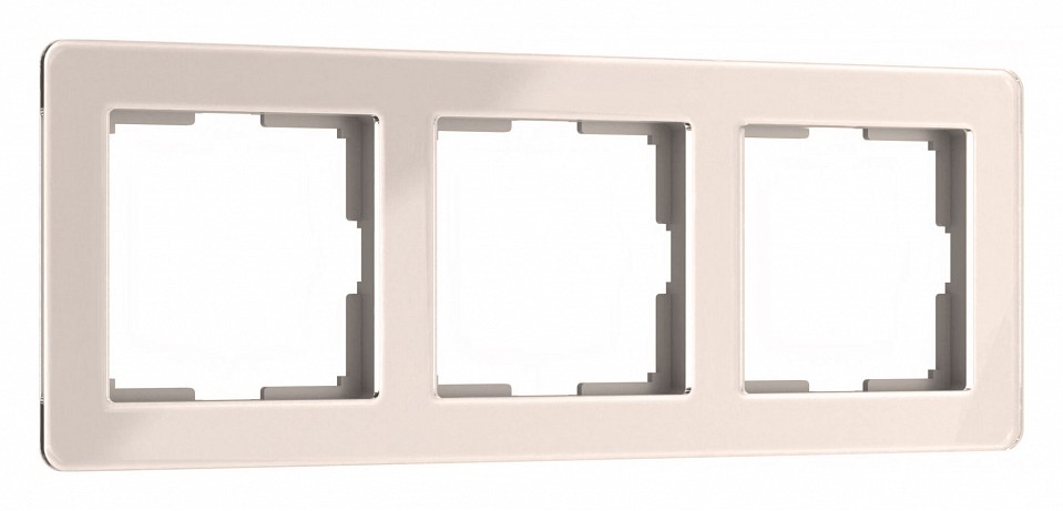 Рамка на 3 поста Werkel Acrylic (айвори) W0032743 в интернет-магазине "Галерея света"