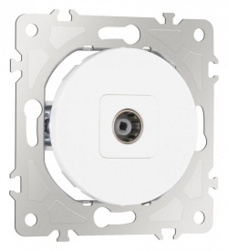 ТВ-розетка без рамки Arte Milano am-202 202.43-1.white в интернет-магазине "Галерея света"