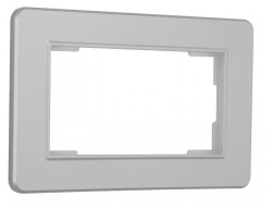 Рамка для двойной розетки Arte Milano am-502.16 502.16-double.silver в интернет-магазине "Галерея света"