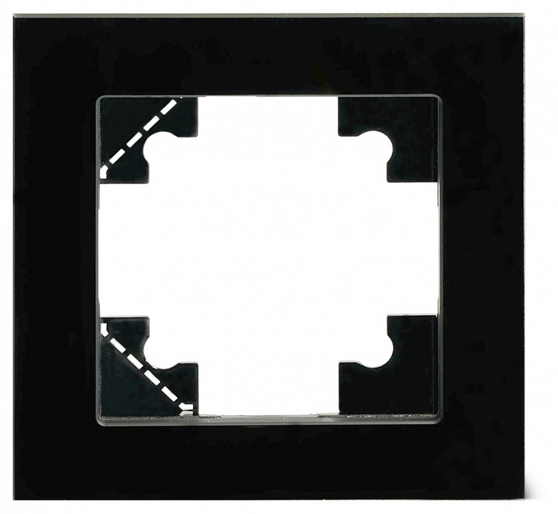 Рамка на 1 пост Stekker Катрин 50304 в интернет-магазине "Галерея света"