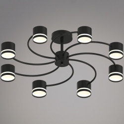 Потолочная люстра 26730-0.3-08 GX53 BK в интернет-магазине "Галерея света"