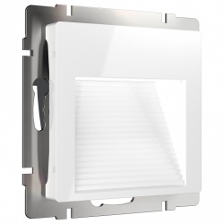 Заглушка для поста с подсветкой, без рамки Werkel белый W1154201 в интернет-магазине "Галерея света"