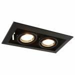 Встраиваемый светильник Arte Lamp Cardani Piccolo A5941PL-2BK в интернет-магазине "Галерея света"