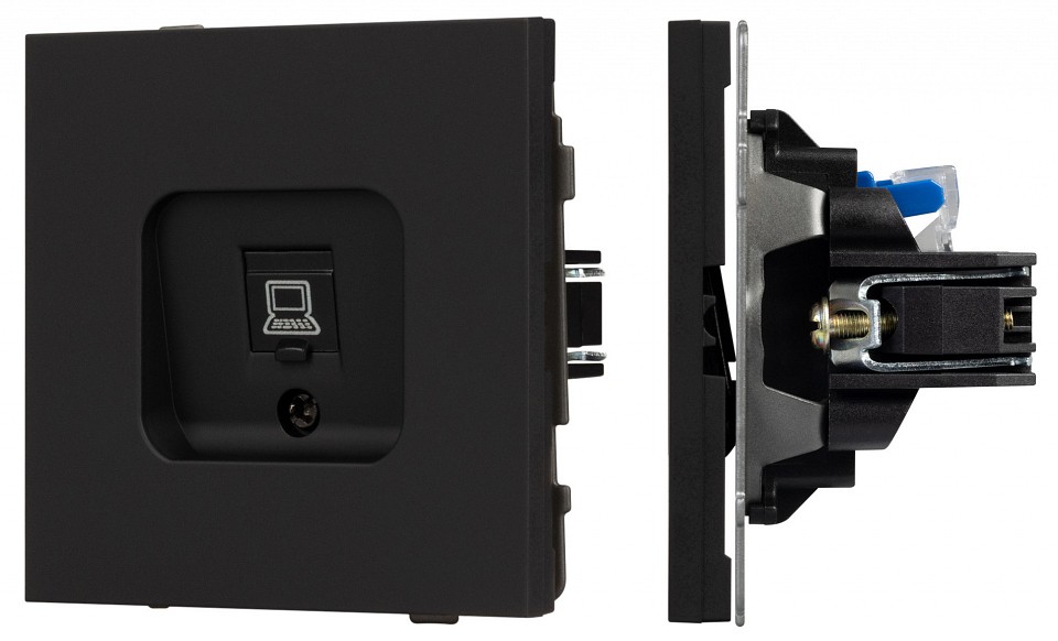 Розетка Ethernet RJ-45 и со шторками, без рамки Arlight SCT-TENDO 054591 в интернет-магазине "Галерея света"