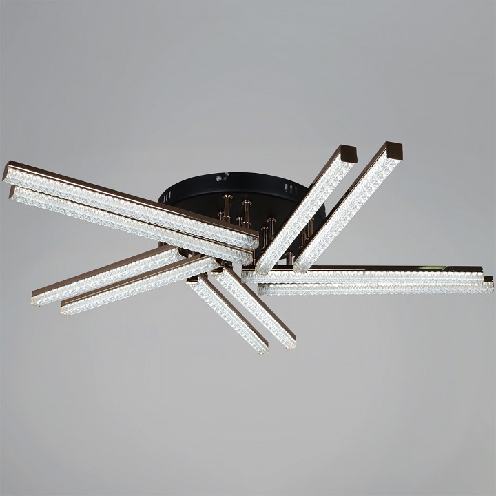 Люстра на штанге  17090-0.3-10 BK+FG в интернет-магазине "Галерея света"