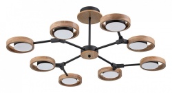 Люстра на штанге Arte Lamp Signora A2454PL-8BK в интернет-магазине "Галерея света"