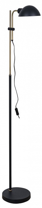 Торшер Arte Lamp Zetta A7055PN-1BK в интернет-магазине "Галерея света"