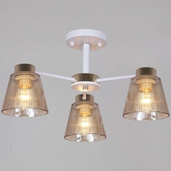 Люстра на штанге  20560-0.3-03 WH+FG в интернет-магазине "Галерея света"