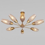 Люстра на штанге Eurosvet Thalia 60140/9 золото в интернет-магазине "Галерея света"