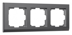 Рамка на 3 поста Werkel Stark (графит матовый) W0031864 в интернет-магазине "Галерея света"