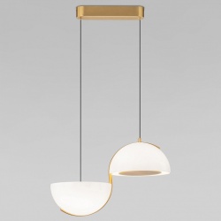 Подвесной светильник Eurosvet Emisfero 50083/2 LED золото в интернет-магазине "Галерея света"