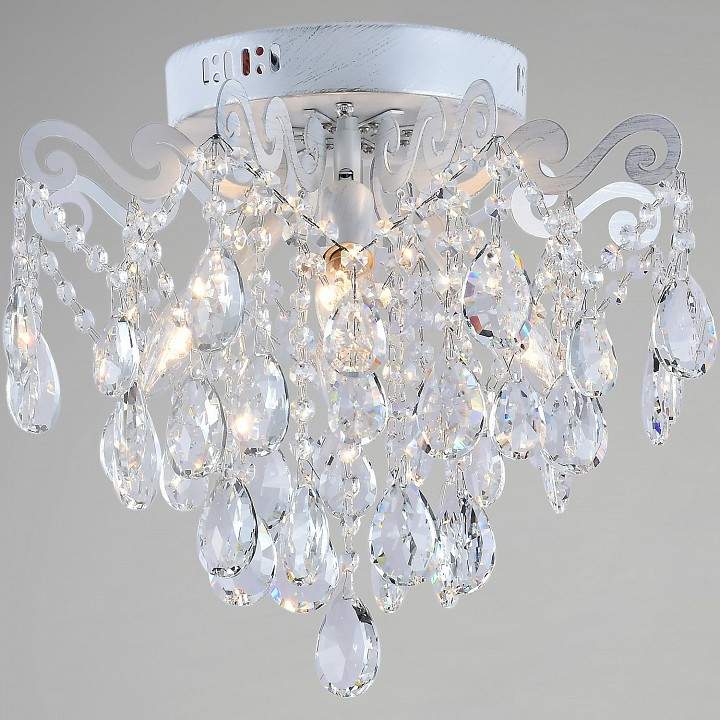 Потолочная люстра 04033-0.3-04 WH+SILVER PN в интернет-магазине "Галерея света"