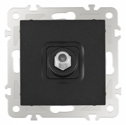 ТВ-розетка без рамки Arte Milano am-206 206.42-1.black в интернет-магазине "Галерея света"