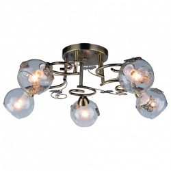 Люстра на штанге Arte Lamp Alessandra A5004PL-5AB в интернет-магазине "Галерея света"