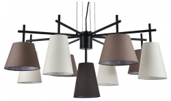 Подвесная люстра Indigo Abbinare 13032/9P Black в интернет-магазине "Галерея света"