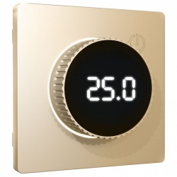 Накладка для терморегулятора электромеханического для теплого пола Ambrella Volt ALFA AP6058 в интернет-магазине "Галерея света"