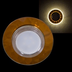 Встраиваемый светильник  14008-9.0-001LD MR16+LED3W TEA в интернет-магазине "Галерея света"