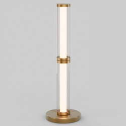 Настольная лампа декоративная Eurosvet Stark 80536/1 латунь в интернет-магазине "Галерея света"