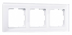 Рамка на 3 поста Werkel Favorit (белый) W0031101 в интернет-магазине "Галерея света"