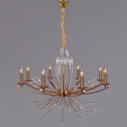 Подвесная люстра ILLUMICO  IL2307-8POR-39 GD в интернет-магазине "Галерея света"