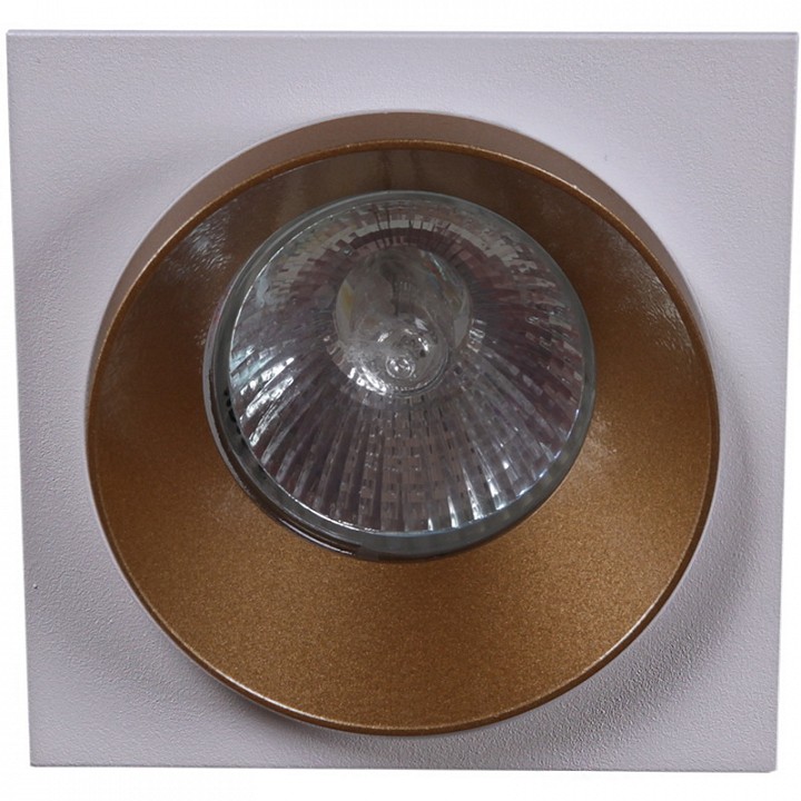 Встраиваемый светильник  51612-9.0-001MN MR16 WH+GD в интернет-магазине "Галерея света"