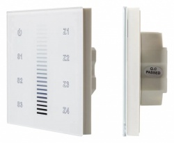 Панель-диммер сенсорный встраиваемый Arlight INTELLIGENT 037190 в интернет-магазине "Галерея света"