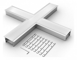 Соединитель угловой X-образный накладной Arlight S-LUX 030127 в интернет-магазине "Галерея света"