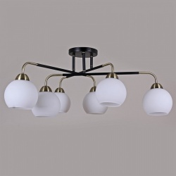 Потолочная люстра ILLUMICO  IL0252-6CSQ-79 BK AB в интернет-магазине "Галерея света"