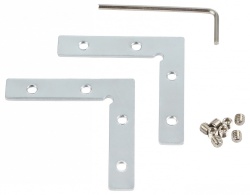 Соединитель угловой внутренний для треков накладных MyFar  MT0100-CC в интернет-магазине "Галерея света"