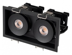 Встраиваемый светильник Arlight CL-SIMPLE-S148x80-2x9W Day4000 (BK, 45 deg) 026877 в интернет-магазине "Галерея света"